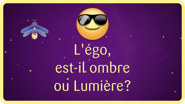 L'égo est-il ombre ou Lumière? Par ses expériences de souffrance, l'égo blessé pétri de peurs et de croyances, assigne au mental la fonction sombre du saboteur